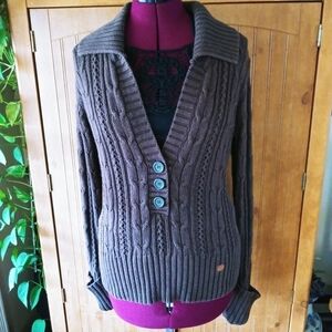 DNKY Petites Cable Knit Long Sleeve Sweater